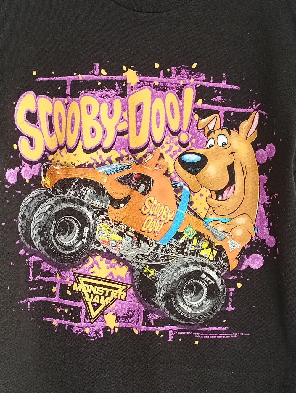 Vtg 2020 Monster Jam Scooby-Doo Delta Pro Weight T-Shirt Size (S)